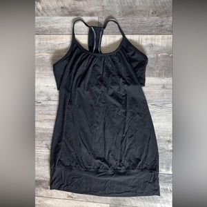 Lulu lemon black workout top size 10